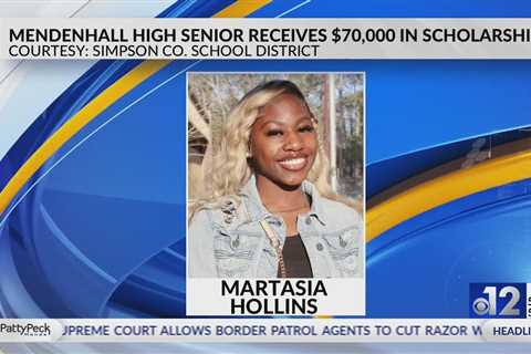 Mendenhall High senior receives $70,000 in scholarships