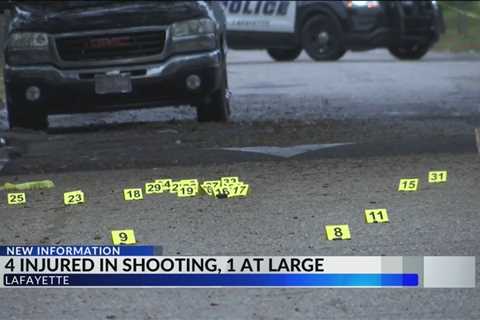 Four people hospitalized in Lafayette shooting