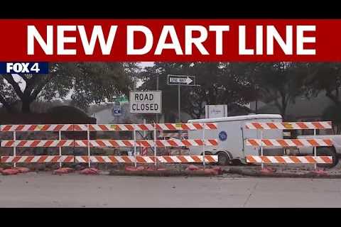 DART Silver Line work closes busy roadway