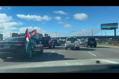 Motorcade drives from West Bank to Metairie to raise awareness for the Palestinian-American teen who