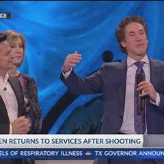 NBC 10 News Today: Joel Osteen returns to services after shooting