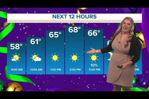 WWL Parade Forecast: Sunday, Feb. 4