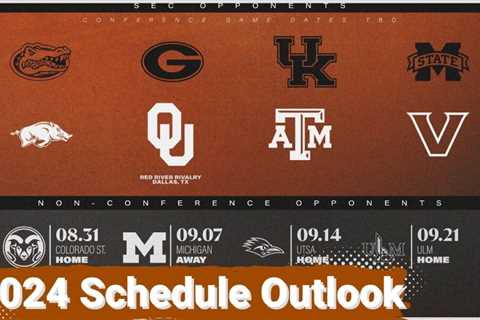 Texas Longhorns Football Team: The Advantage Texas Has over Every Team on their 2024 Schedule