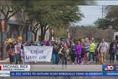 The Krewe of Mary Lou’s World’s Shortest Mardi Gras Parade, The Magdalene House joins the cause