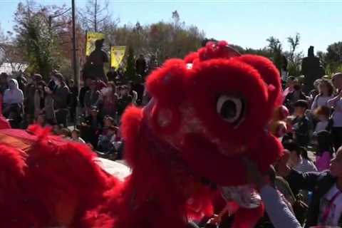 Lunar New Year warning in downtown Houston