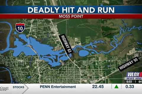 One arrested for leaving the scene of a deadly crash in Moss Point, police say