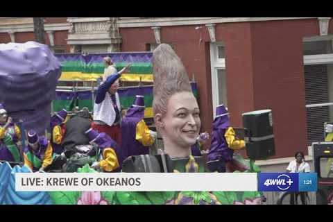 Grand Marshal and singer Vince Vance rolls again with the Krewe of Okeanos Uptown