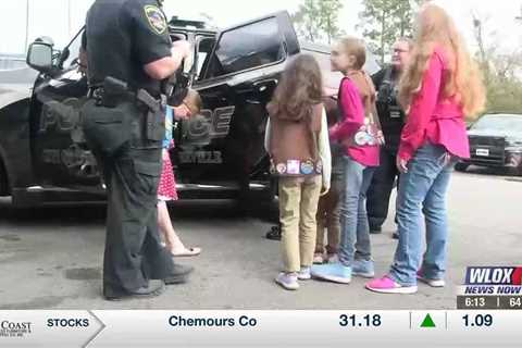 Girl Scouts of Greater Mississippi tour D'Iberville Police and Fire Departments