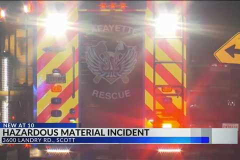 Scott officials working 2nd HAZMAT accident