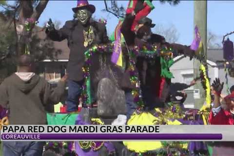 Loreauville hosts its annual Papa Red Dog Mardi Gras Day Parade