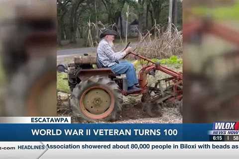 World War II veteran celebrates 100th birthday, shares secret to longevity