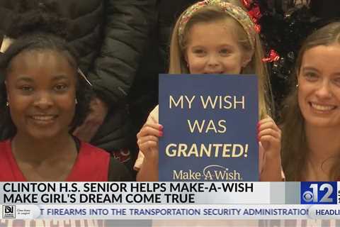 Clinton senior helps Make-a-Wish girl's dream come true