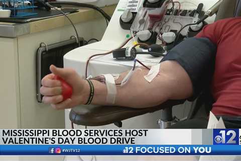 Mississippi Blood Services hosts Valentine's Day blood drive