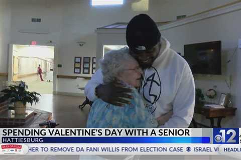 Man spends Valentine's Day with a senior in Hattiesburg