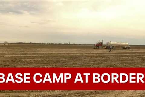 Gov. Greg Abbott announces base camp to be built at border