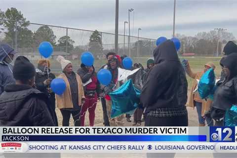 Balloon release held for Jackson homicide victim