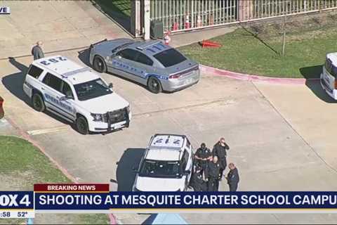 Mesquite charter school shooting: Police exchange gunfire with suspect