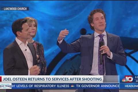 NBC 10 News Today: Joel Osteen returns to services after shooting