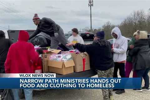 Faith-based ministries hand out food, supplies to homeless community while also praying for them