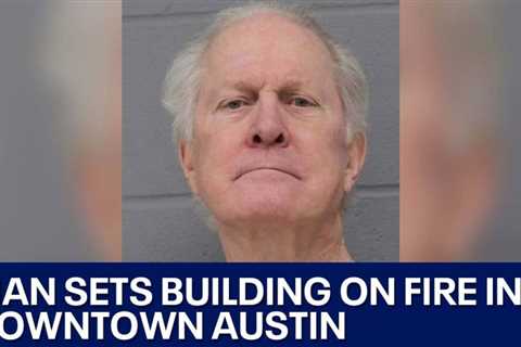 Austin business man caught on camera setting building on fire in downtown | FOX 7 Austin