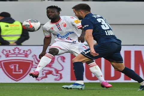 Osman Bukari scores in Red Star Belgrade’s victory against TSC Backa Topola