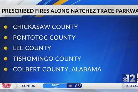 Natchez Trace Parkway will conduct spring prescribed fires