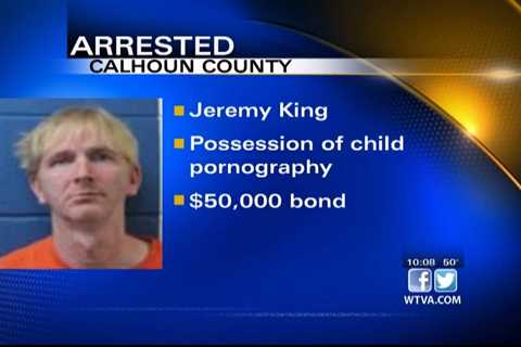 Man arrested over child pornography charges in Calhoun County