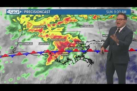 Weather: Chance for rain Saturday, rainstorms Sunday