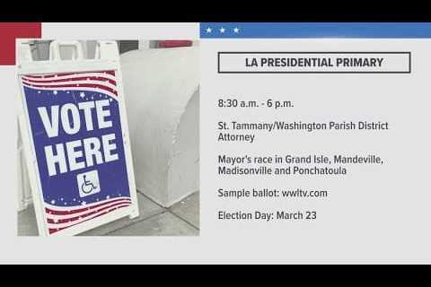 Early voting ends for LA Presidential Primary