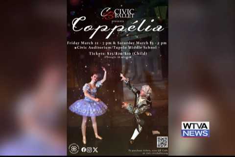 Interview:  Civic Ballet presents Coppelia this weekend in Tupelo