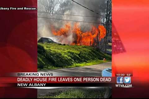 House fire takes one life in New Albany Tuesday afternoon