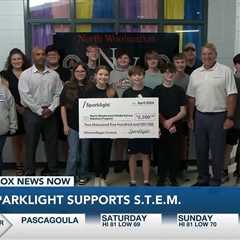 Sparklight presents Dream Bigger Award to North Woolmarket Middle School