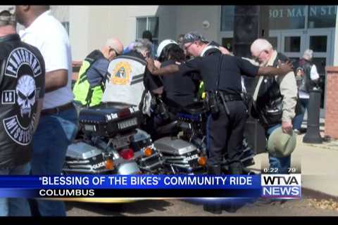 “Blessing of the Bikes” draws more than 100 riders