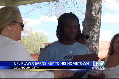 VIDEO: Kemon Hall earns key to Calhoun City