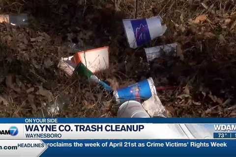 Wayne Co. trash cleanup