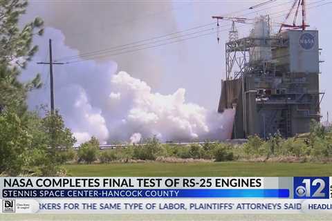 NASA completes final test firing of engines at Stennis Space Center