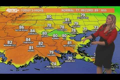 New Orleans weather: full Saturday forecast