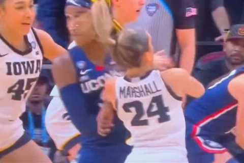 THE FOUL: UConn Fans and LeBron James Cry Like Babies After Refs Calls Obvious Foul, Giving Iowa..