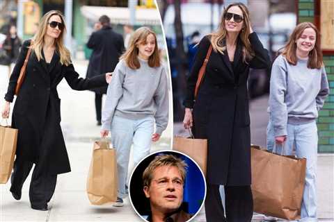 Angelina Jolie and look-alike daughter Vivienne seen buying in NYC amid Brad Pitt authorized points