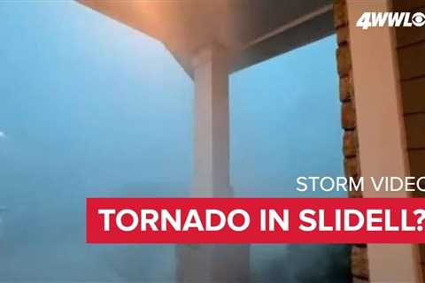 Watch: Intense footage of sweeping storms spawned by possible tornado in Slidell