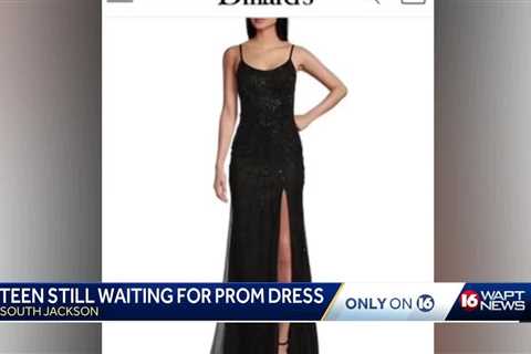 Prom dress delay has teen in a panic