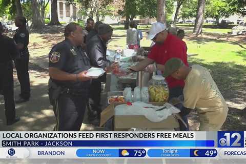 Local organizations feed first responders