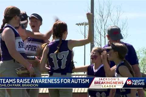 Softball teams raise awareness for autism during weekend tournament