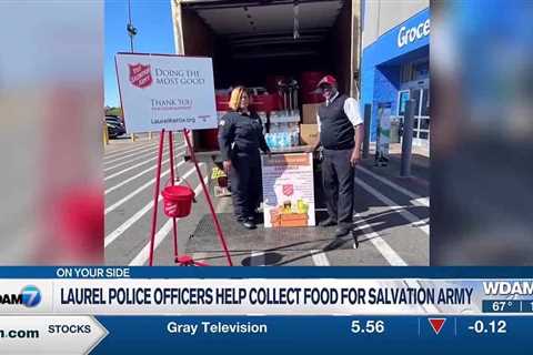 LPD collects food, money to donate to Laurel Salvation Army