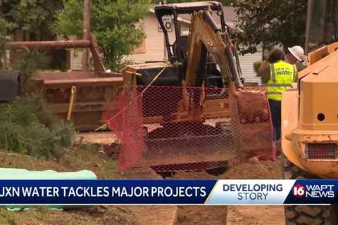 JXN Water working on Fortification Street