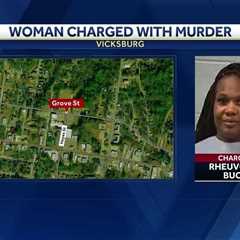 Woman arrested in Vicksburg homicide