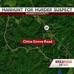 Manhunt in Warren County for murder suspect