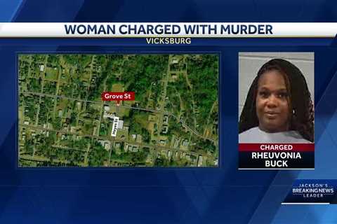 Woman arrested in Vicksburg homicide