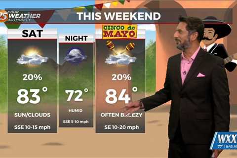 5/3 – The Chief's “Cloudy & Breezy” FriYay Morning Forecast