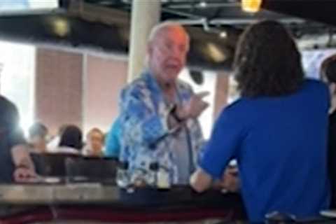 Ric Flair Heated Altercation W/ Bar Employee Caught On Video, Fight Nearly Ensues